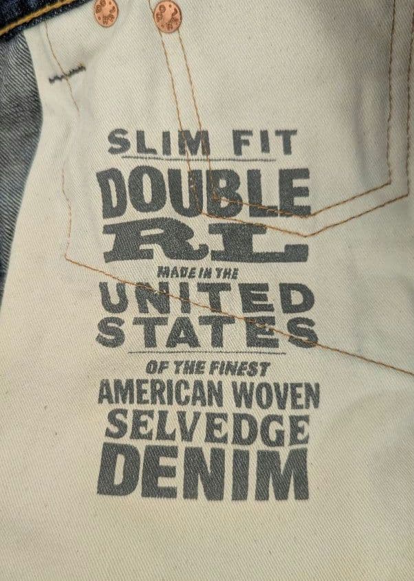【RRL】 スリムフィットデニム 31×30