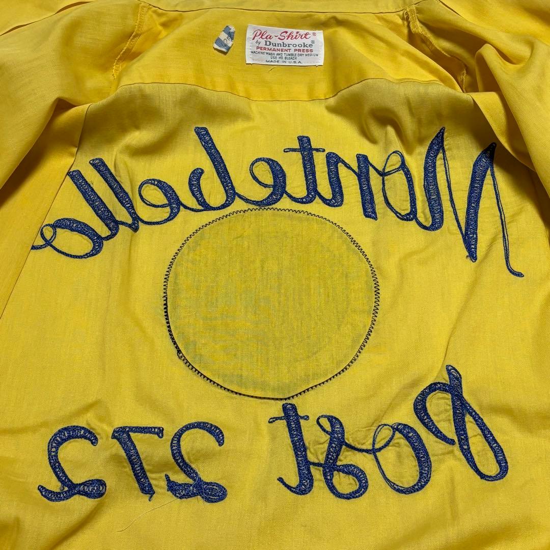 60's ビンテージ ミリタリー ボーリングシャツ 大戦物 ベトジャン USMA