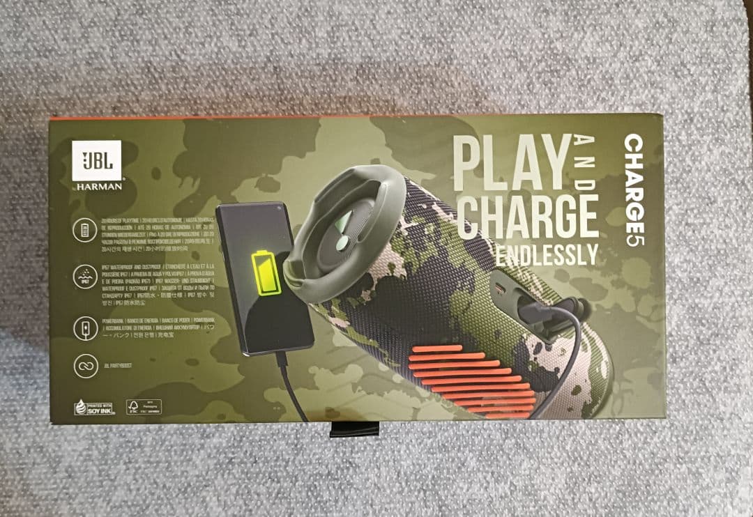 JBL Charge 5 迷彩柄 新品◆Bluetoothスピーカー