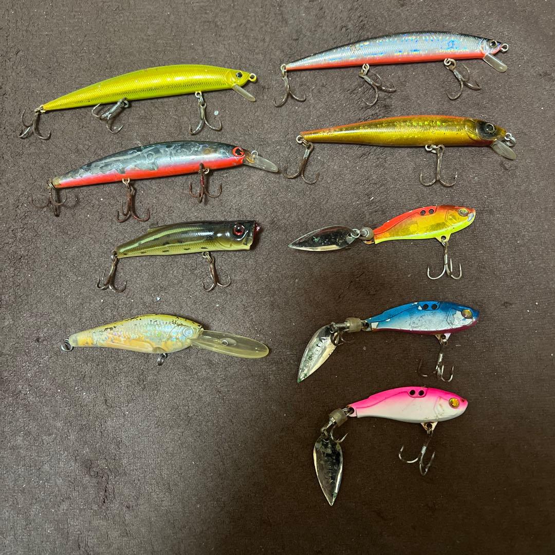 ハードルアーセット 多数 透明ケース付き約75個