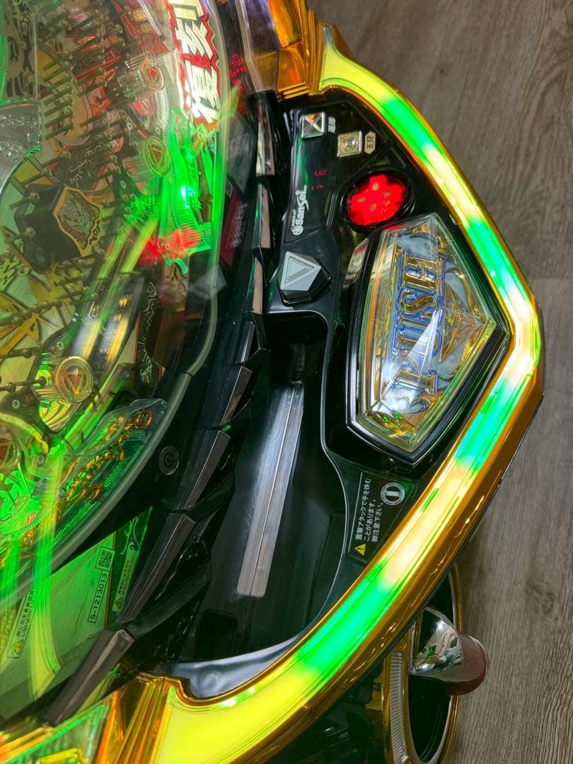 パチンコ実機 + ガラス + 専用ドアキー初代 復活 サンセイ レトロ アミュー