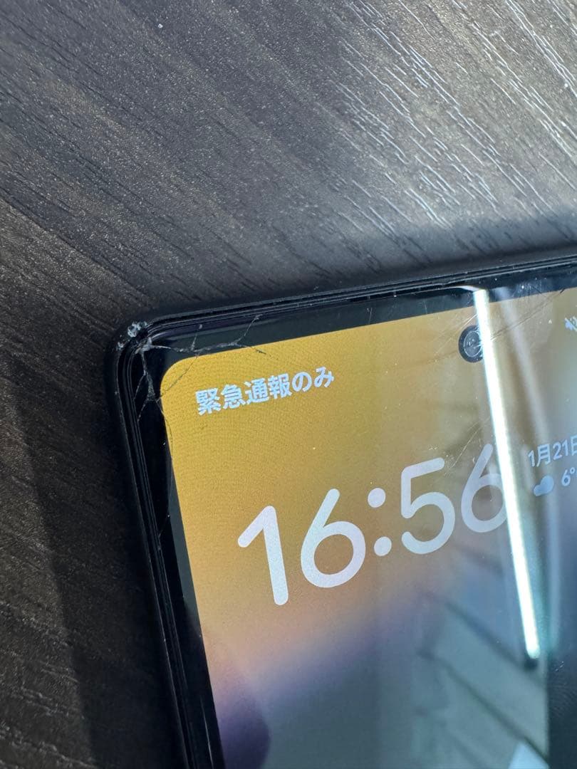 【中古】Google Pixel6a 128GB　SIMフリー 画面割れあり