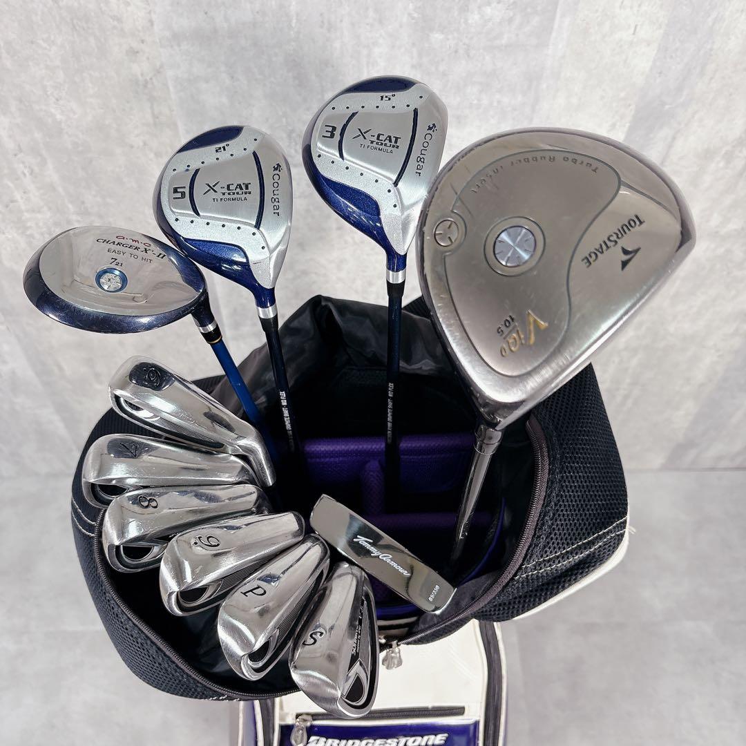 V940 ブリヂストン 他 ゴルフクラブ メンズ フルセット 12点 初心者