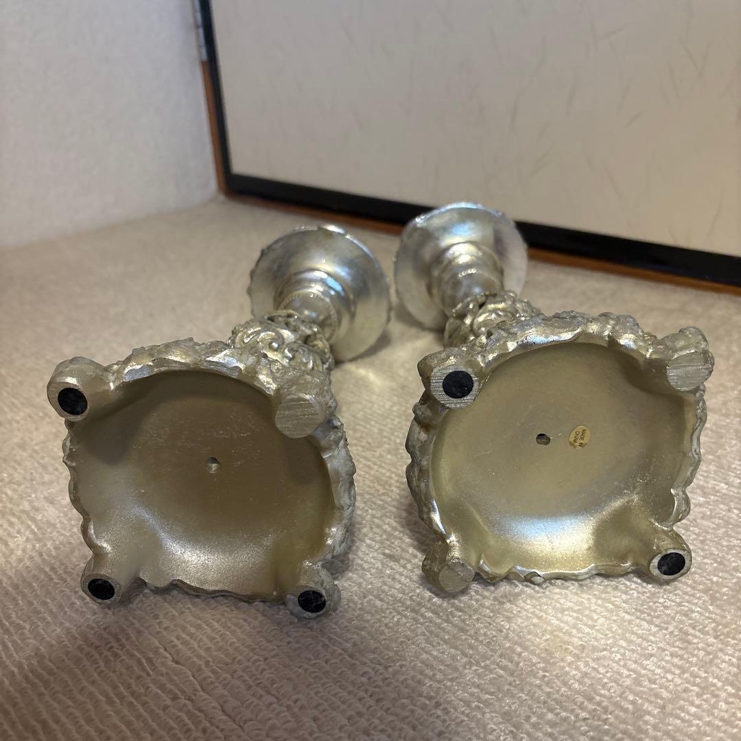 シルバーキャンドルスタンド 4個セット