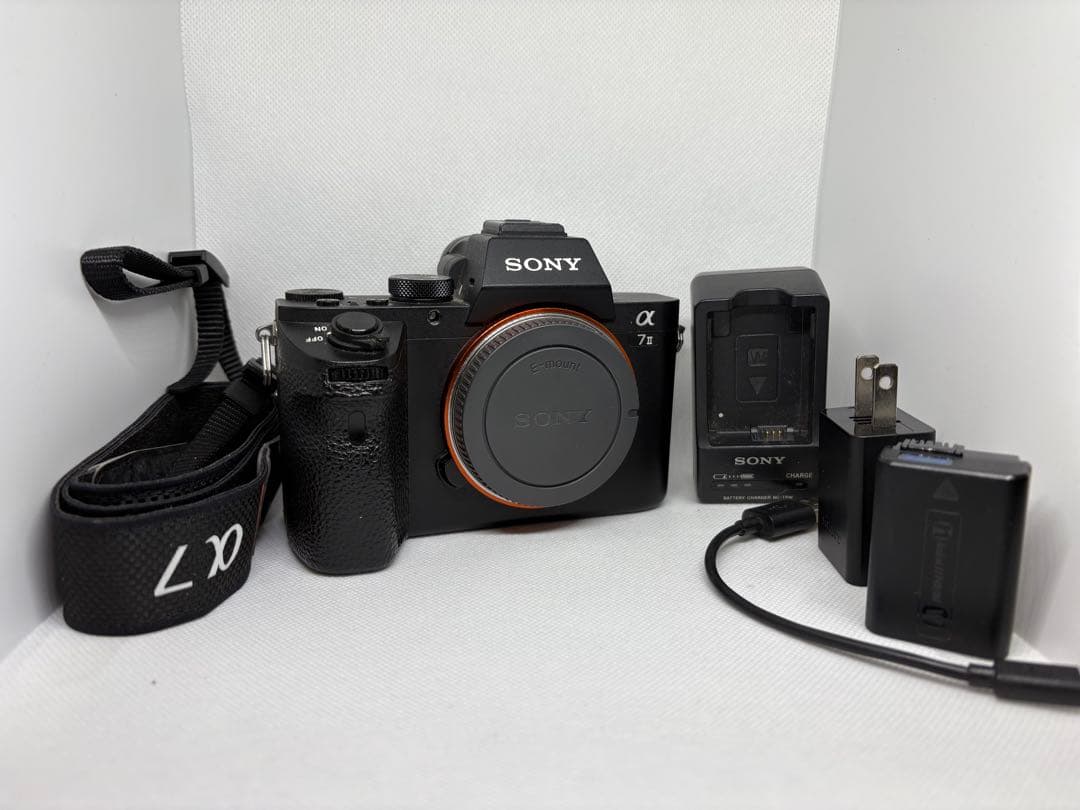 SONY α7 II (ILCE-7M2)シャッター数7740回　Eマウント