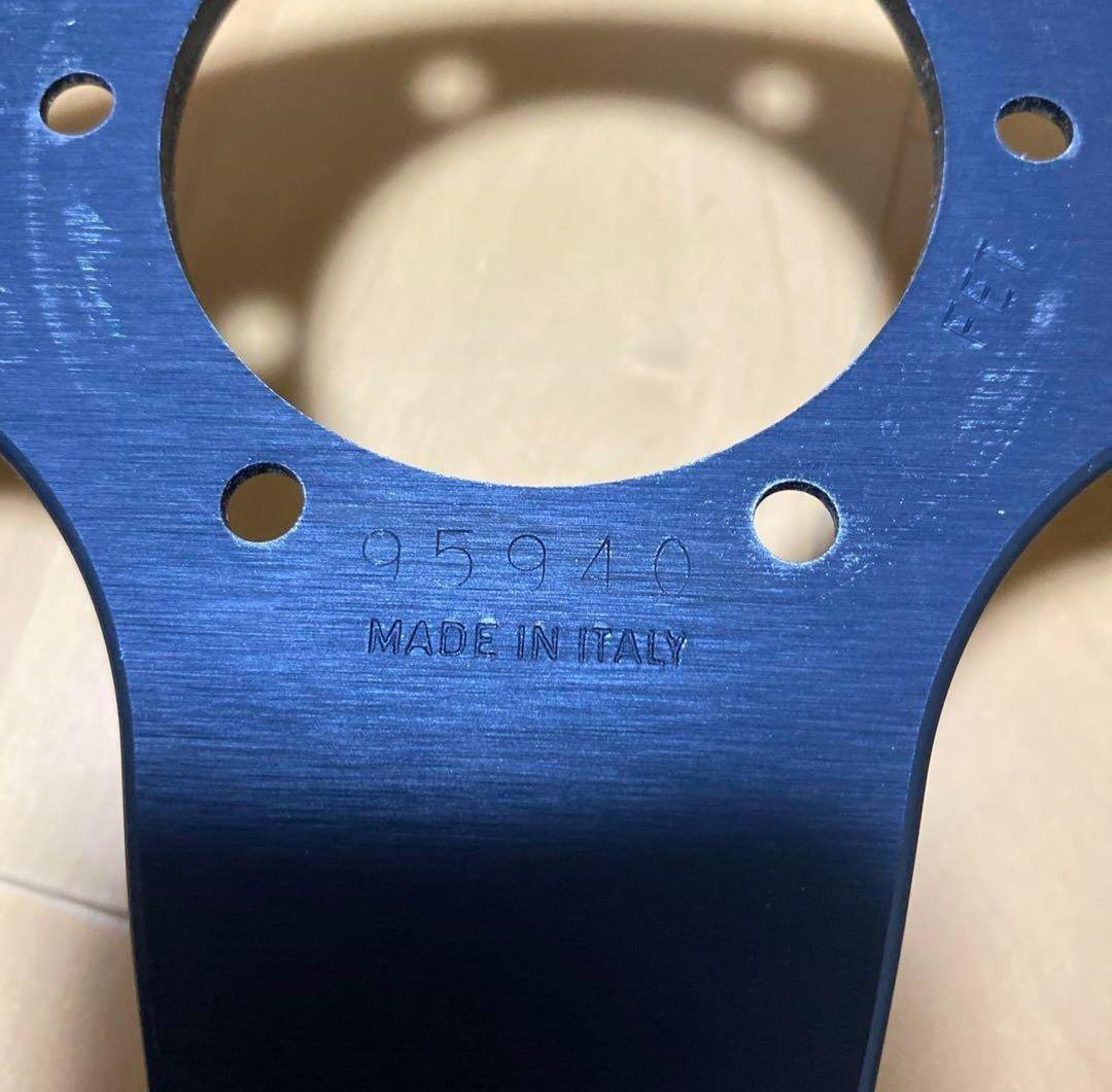 NARDI ステアリングホイール 黒/赤