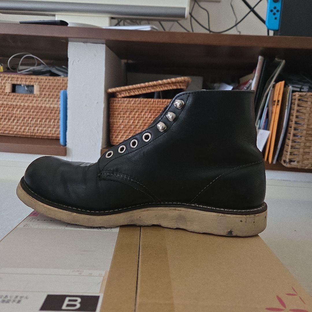 T*h様 レッドウィング　アイリッシュセッター　黒　8½D 犬タグ