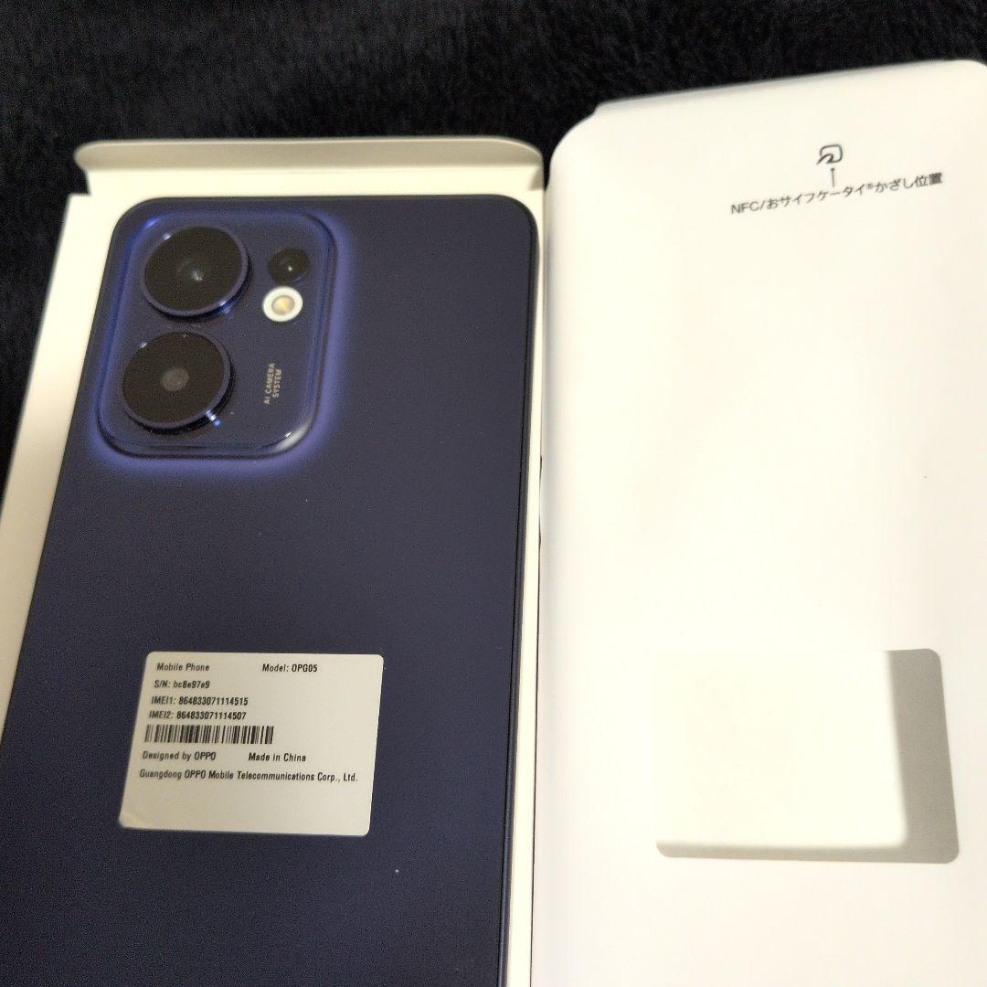 【さしすーんさん専用】OPPO Reno13 A　ルミナスネイビー 新品同等品