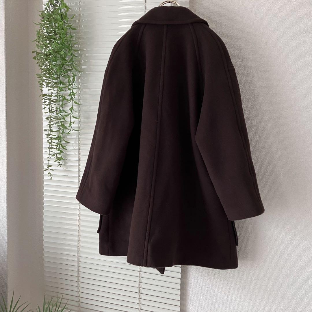 【新品】【23AW】SLOBE IENA メルトンビッグPコート スタンドカラー