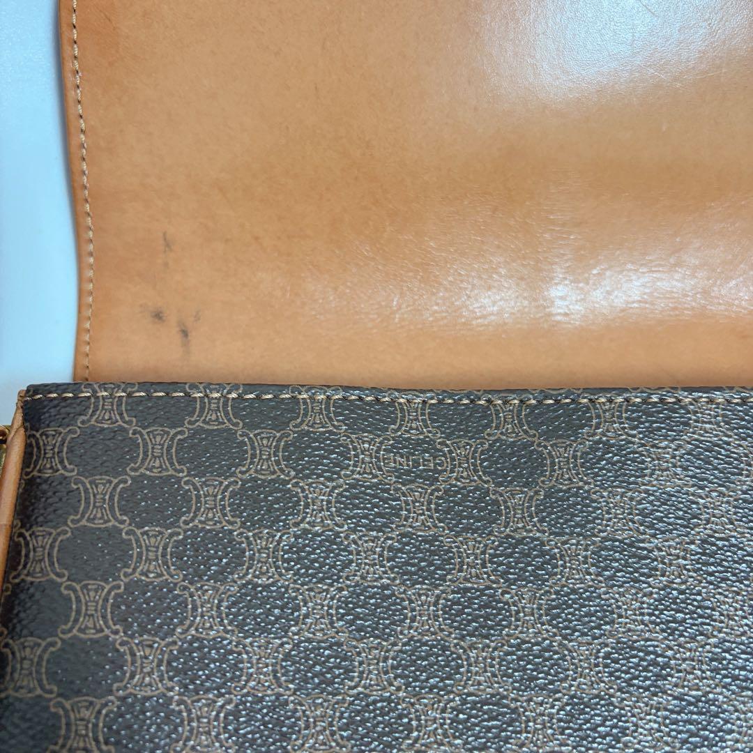 CELINE セリーヌ　マカダムショルダーバッグ 美品