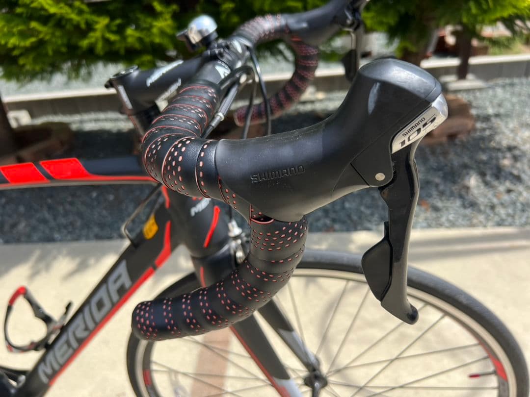 室内保管MERIDA 400 ロードバイク 黒/赤