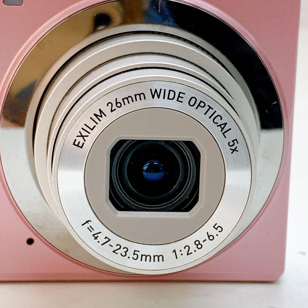 1ABM014 EXILIM EX-ZS5 ピンク コンパクトデジカメ 動作品