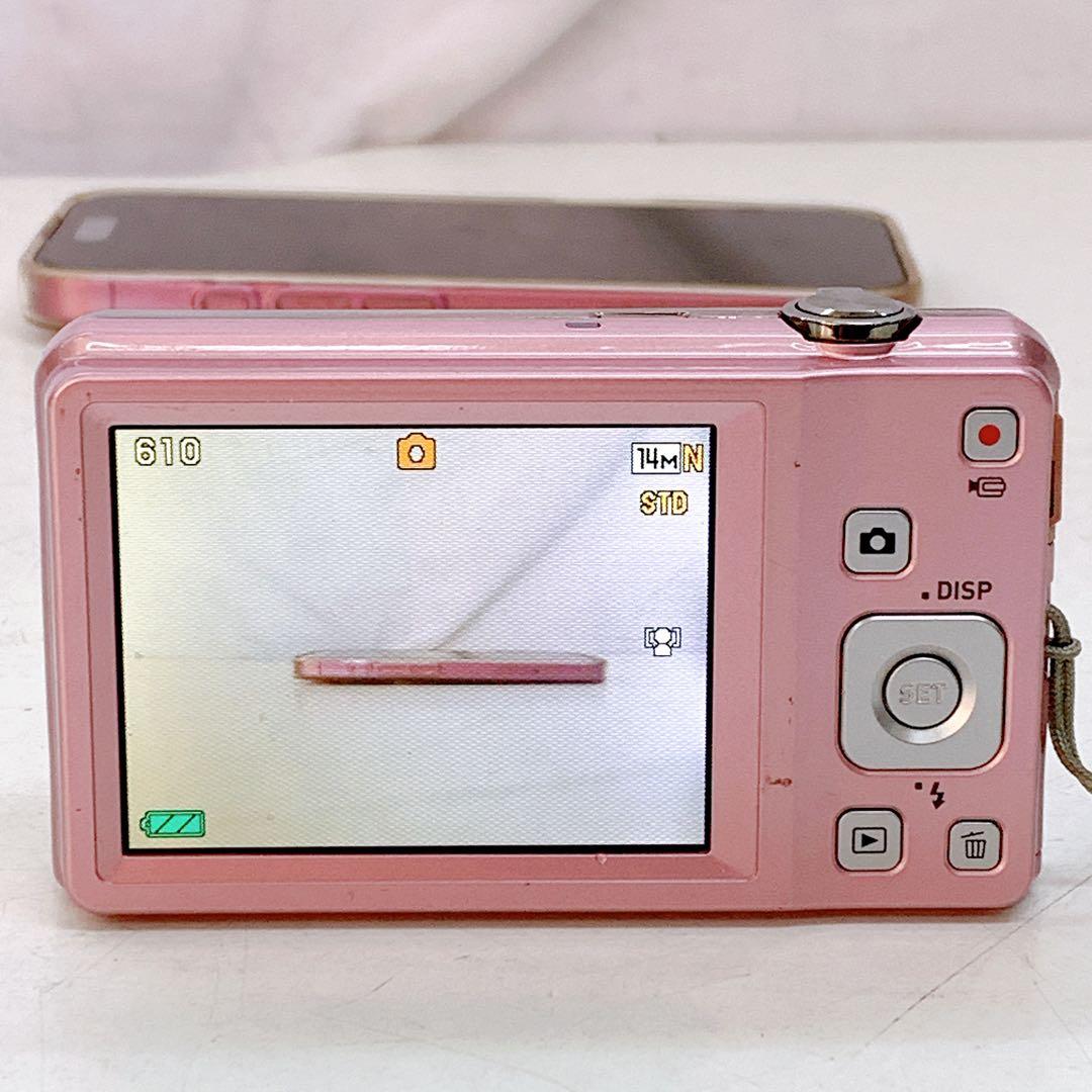 1ABM014 EXILIM EX-ZS5 ピンク コンパクトデジカメ 動作品