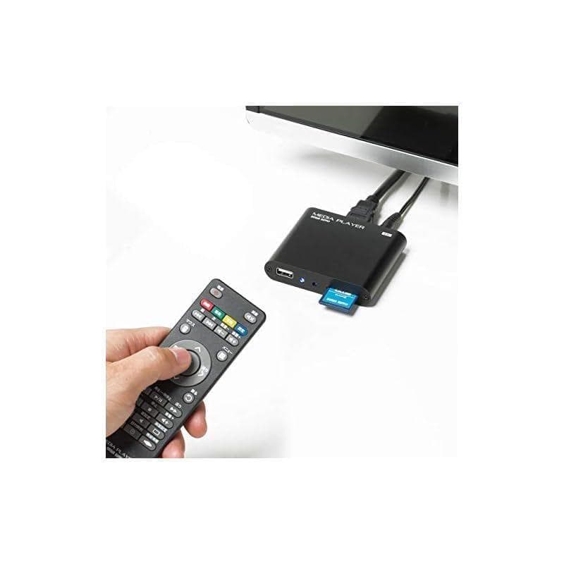 【中古】サンワダイレクト 4K対応メディアプレーヤー　400-MEDI023