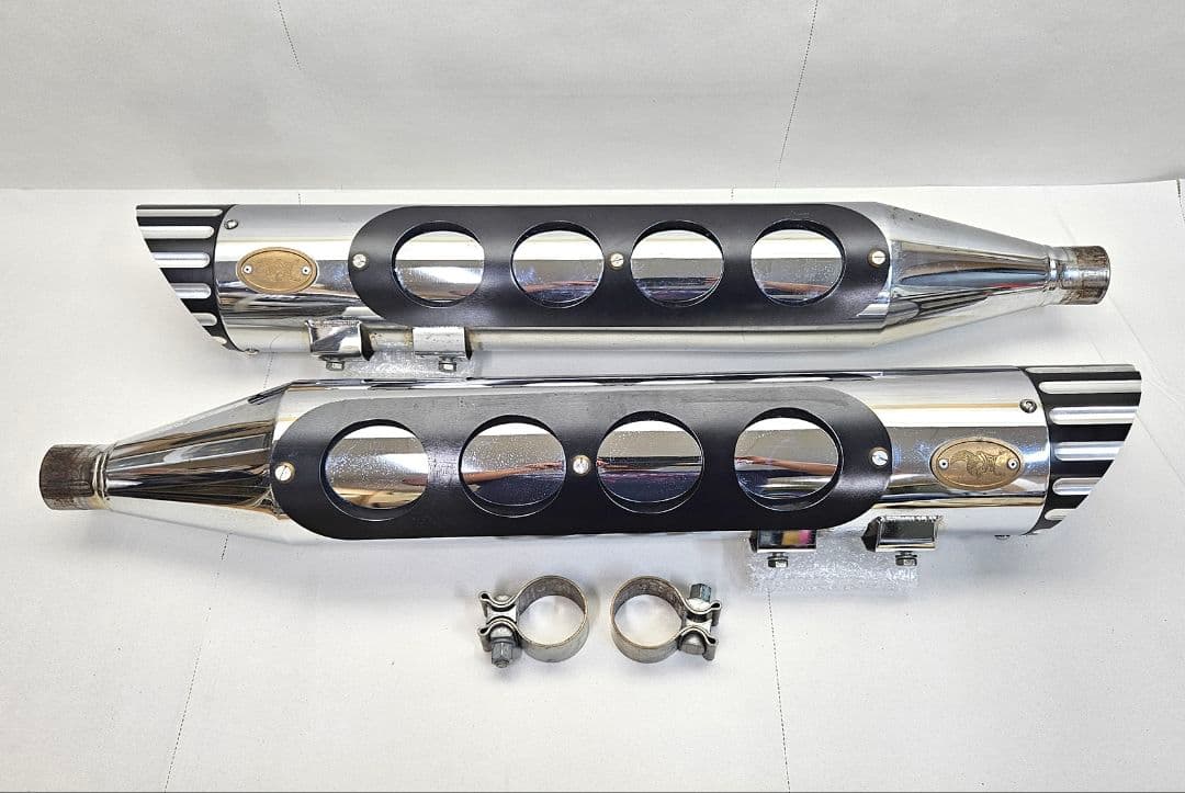 Ken's Factoryハーレー用バンキッシュ スリップオンマフラー6-101