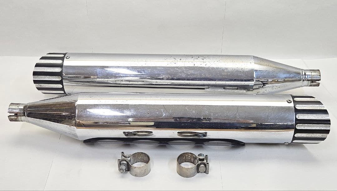 Ken's Factoryハーレー用バンキッシュ スリップオンマフラー6-101