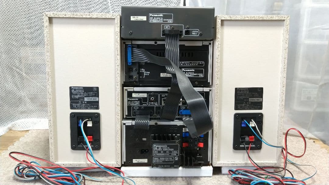 秀器！Panasonic CDコンポ SE-HD615他5CD-リモコン取説付き