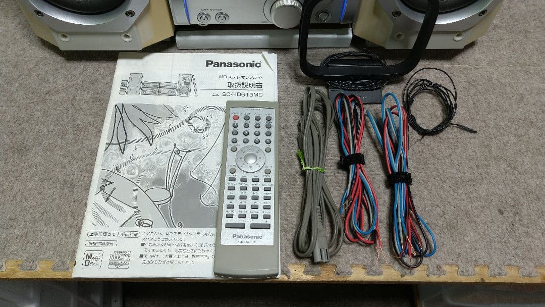秀器！Panasonic CDコンポ SE-HD615他5CD-リモコン取説付き