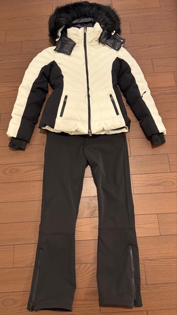 ZARA 新品スキーウエアダウンジャケットS＋フレアパンツSセット