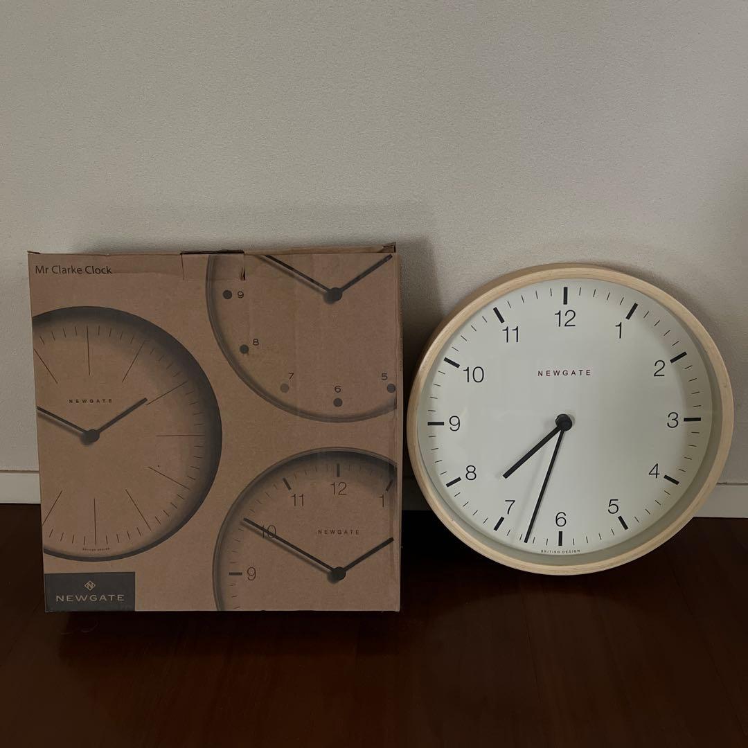 コンラン　NEWGATE MR CLARKE PALE WOOD CLOCK