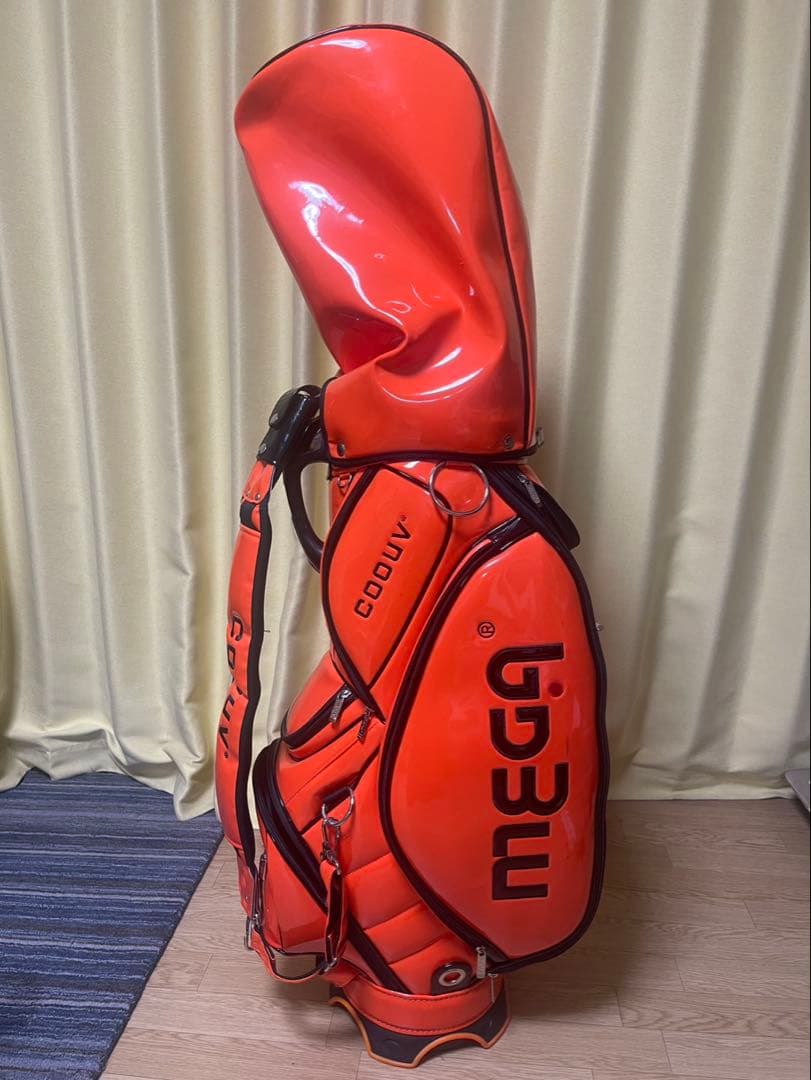 保冷ポケット付き MEGA ゴルフ ツアーモデル キャディバッグ 9型