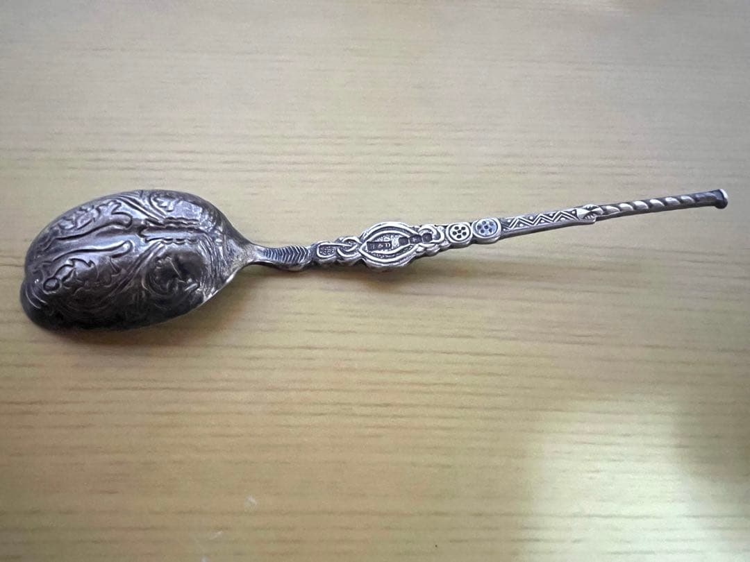 最終値下げ 戴冠式 スプーン 925 銀製