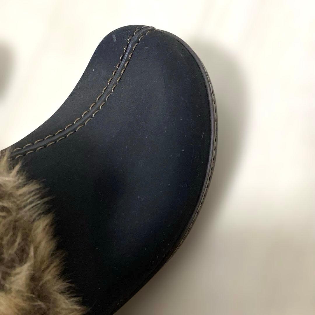 【希少】クロックス　コブラー　ファーサンダル　ウェッジソール　サボサンダル