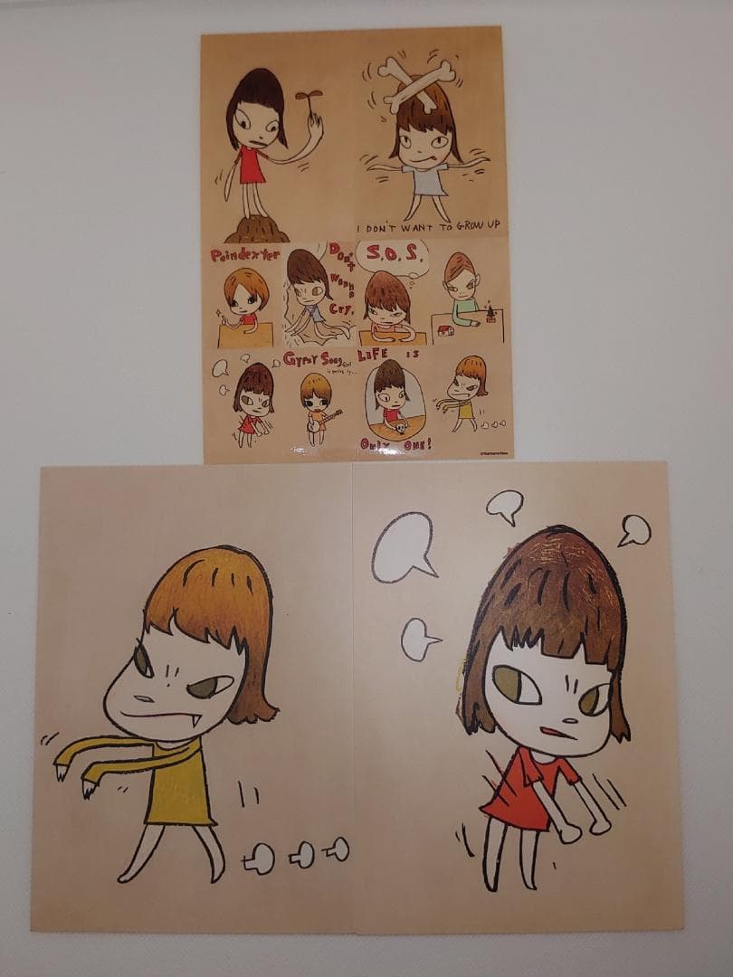 奈良美智 特製缶ケース入りPRINT WORKS ポストカードセット