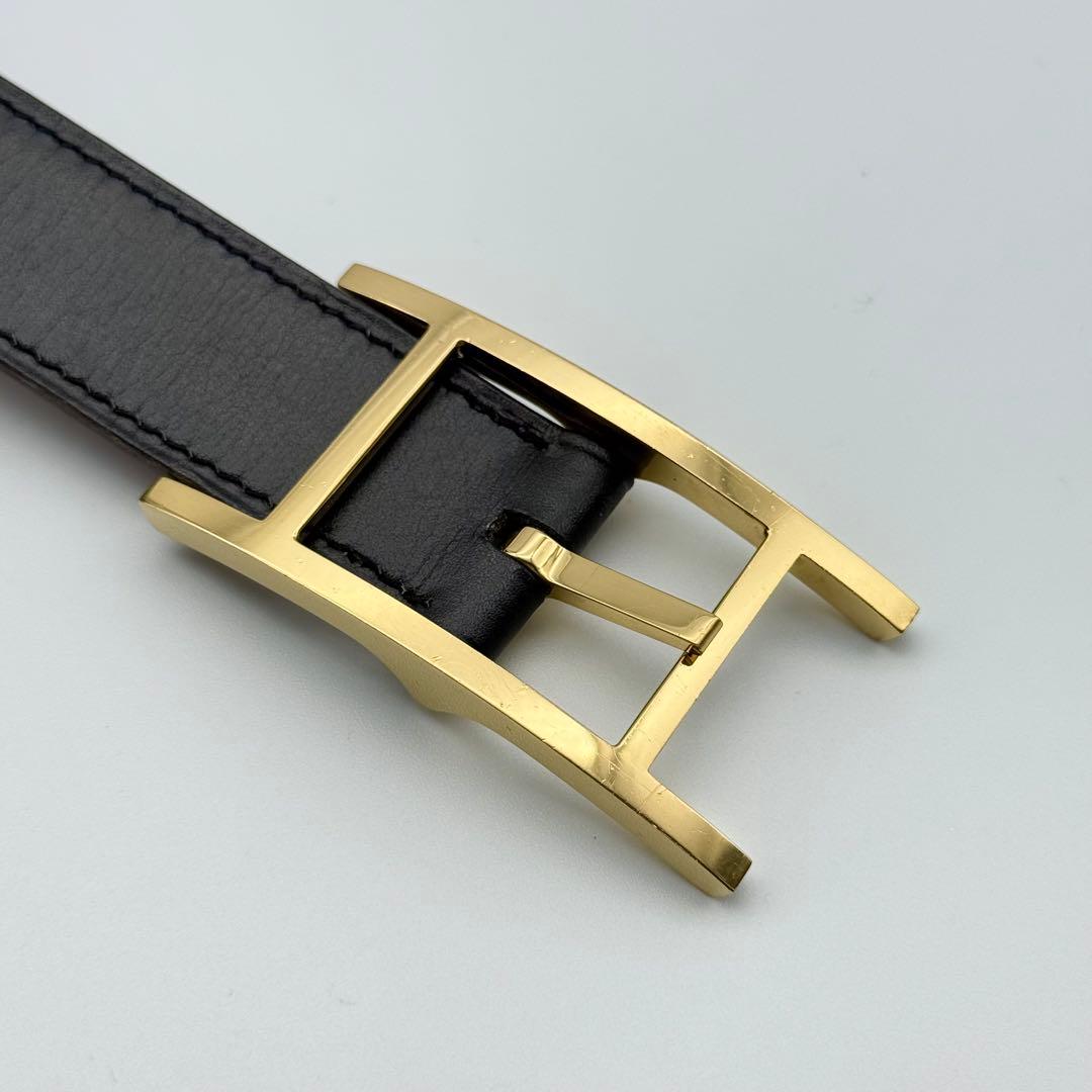 ✨美品✨HERMES ベルト アピ ゴールド金具 本革 サイズ85 □O刻印