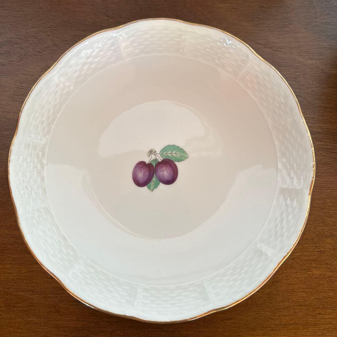 リチャードジノリ　ボンジョルノプルーンスーププレート　ベッキオホワイト　5枚