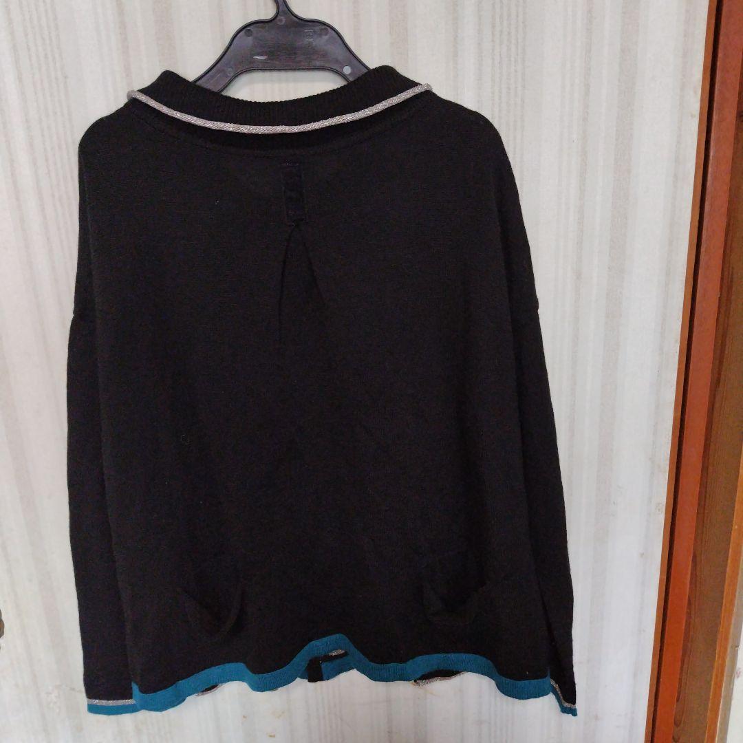 アルベロベロ動物柄の長袖カーディガン