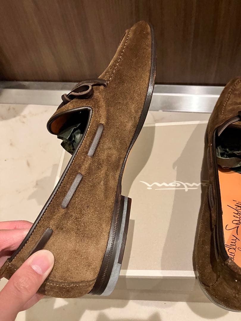 Santoni サントーニ スエード シューズ　BEAMS F