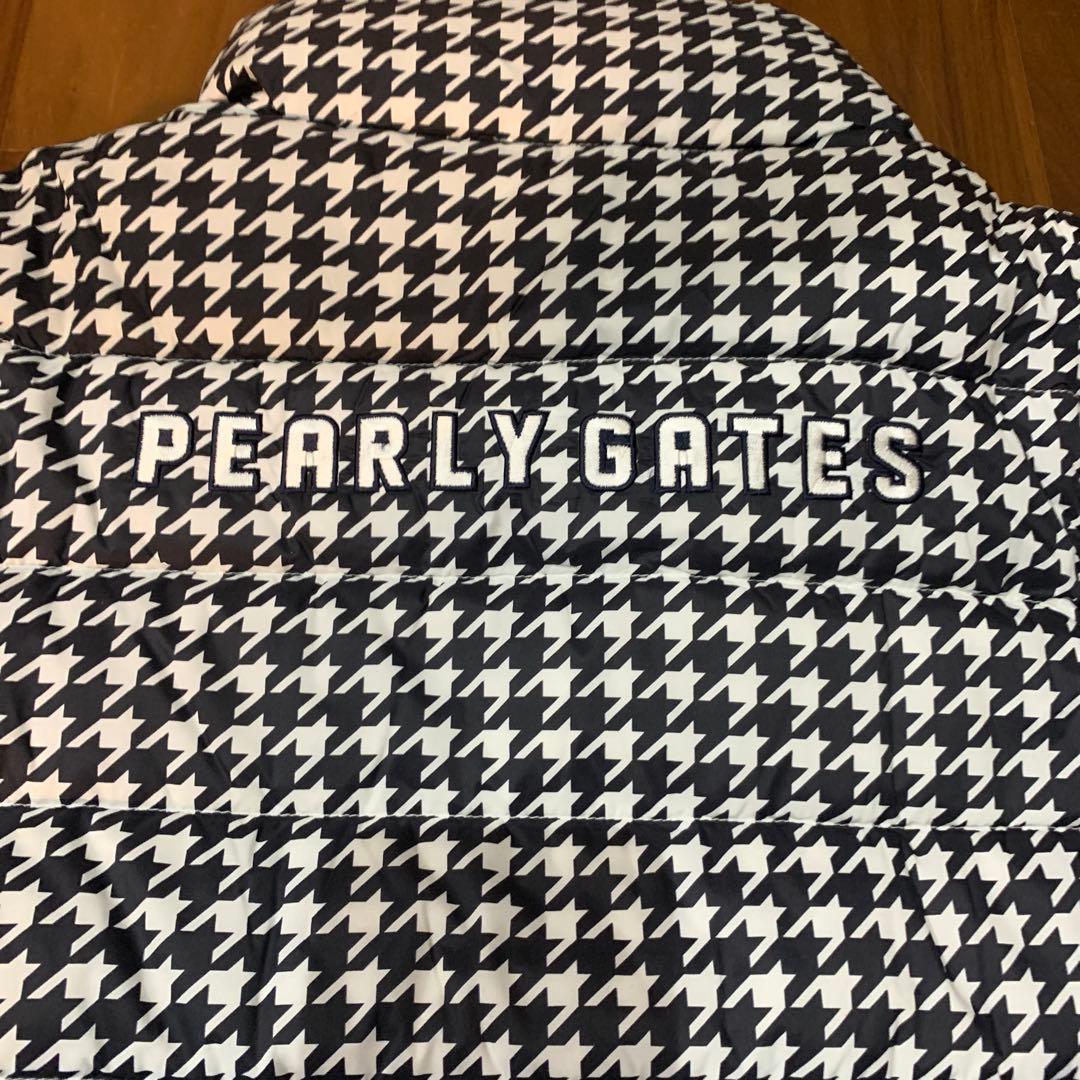 パーリーゲイツ　メンズゴルフウェア　ライトダウンジャケット　千鳥格子　5