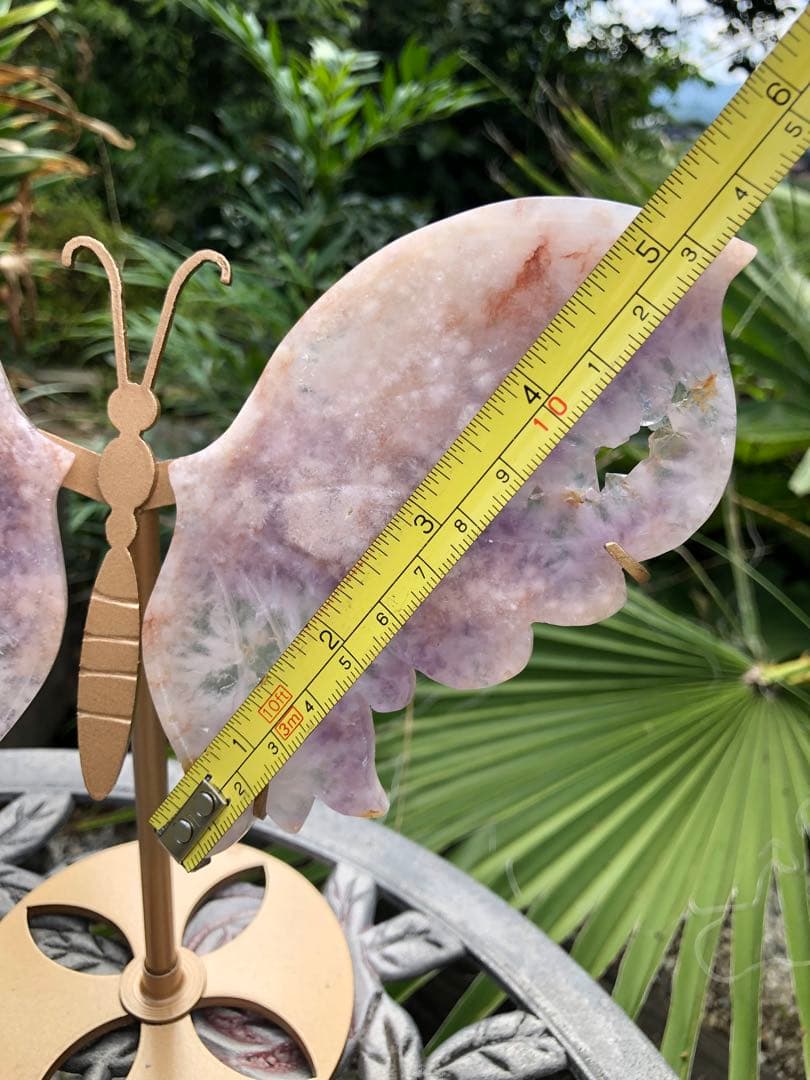 ✳❤️レア　綺麗　蝶❗️ピンクアメジスト　フラワーアゲート（桜瑪瑙）天然石