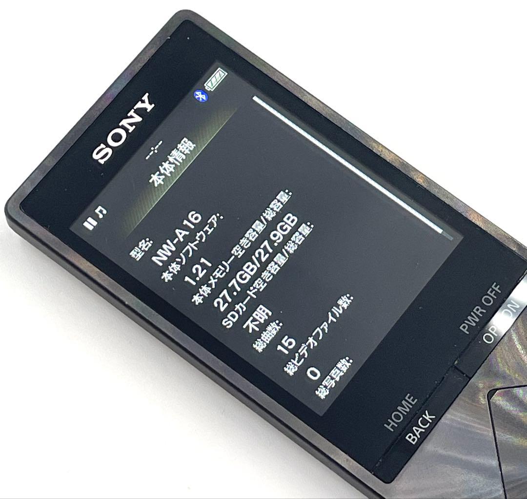 バッテリー良好　外観極美品　SONY WALKMAN NW-A16 32GB