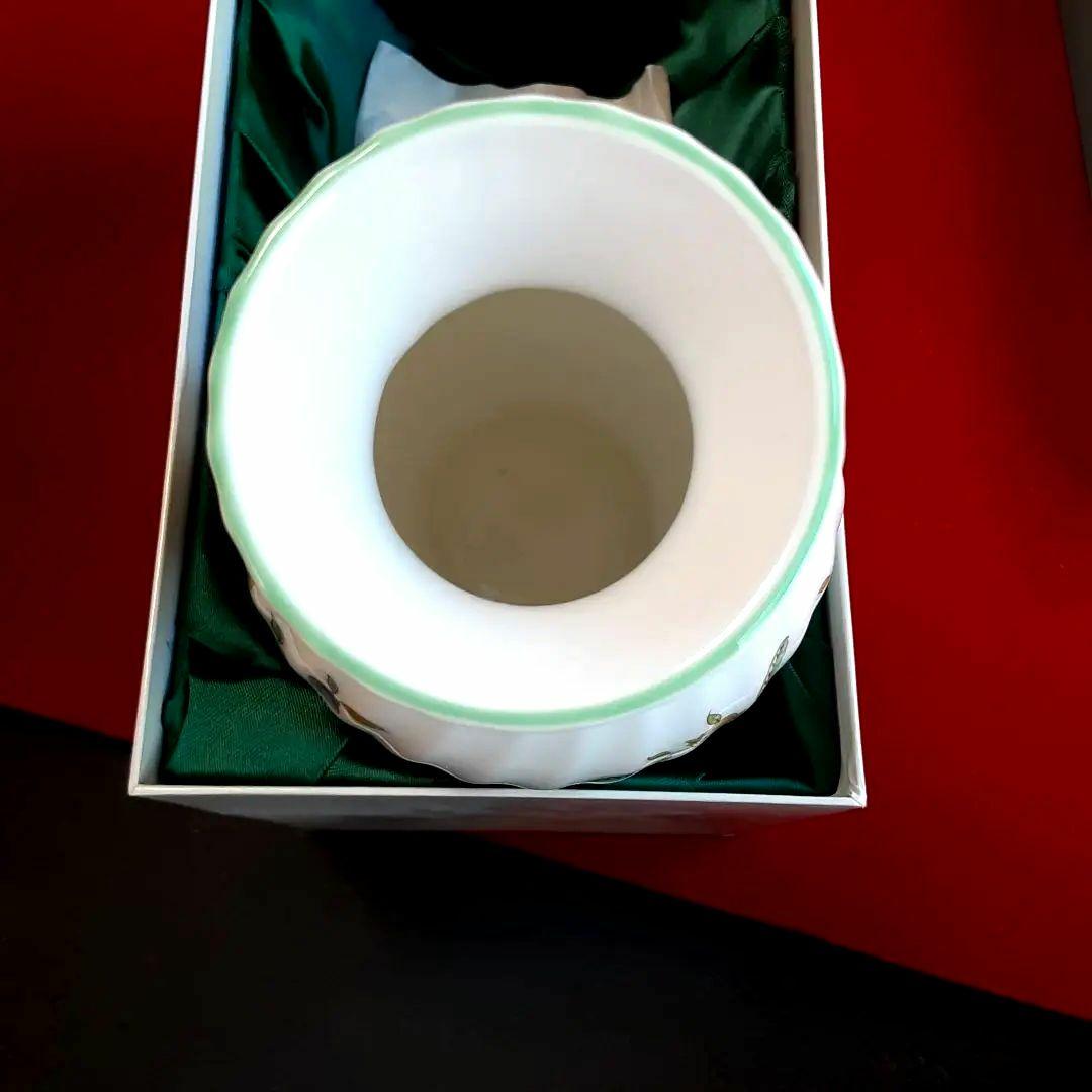 054)ミントン花柄花瓶