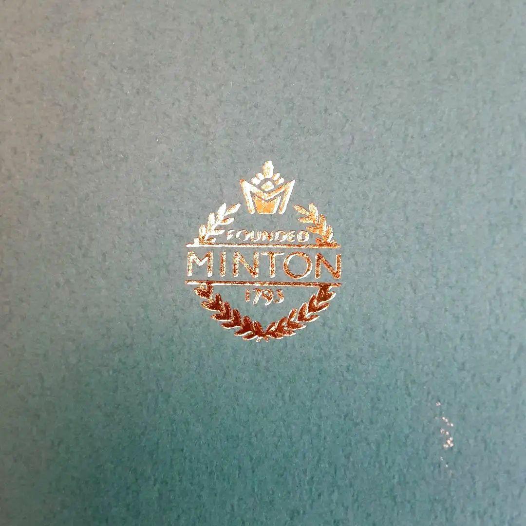 054)ミントン花柄花瓶