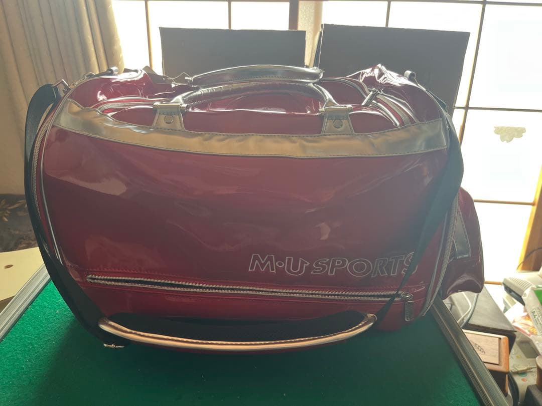 M-U SPORTS ゴルフバッグ・キャディバッグ レッド