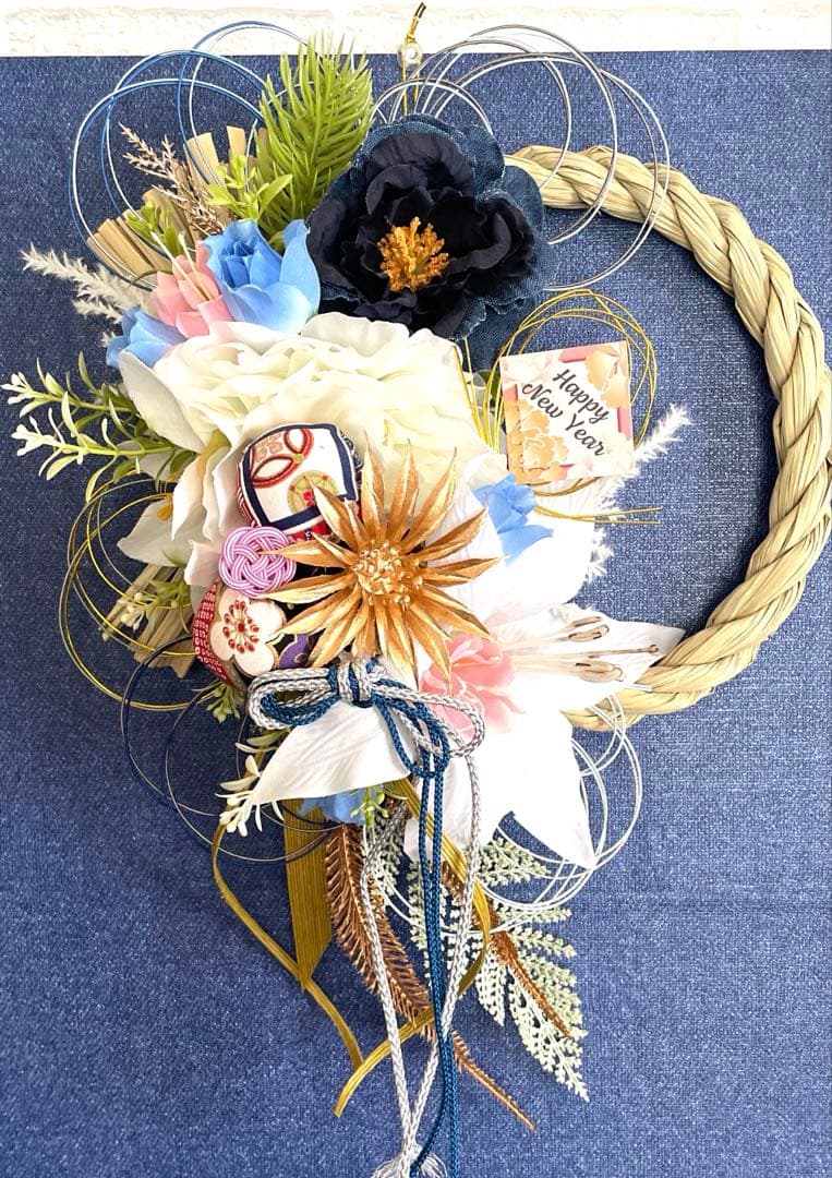 クリスマスツリー 青と白の装飾❣️MＳ❣️3点セット❣️