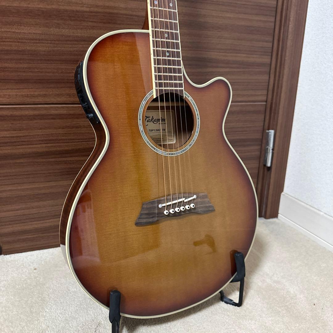 【未使用・人気】TAKAMINE TSP138C TB タカミネ　薄胴エレアコ
