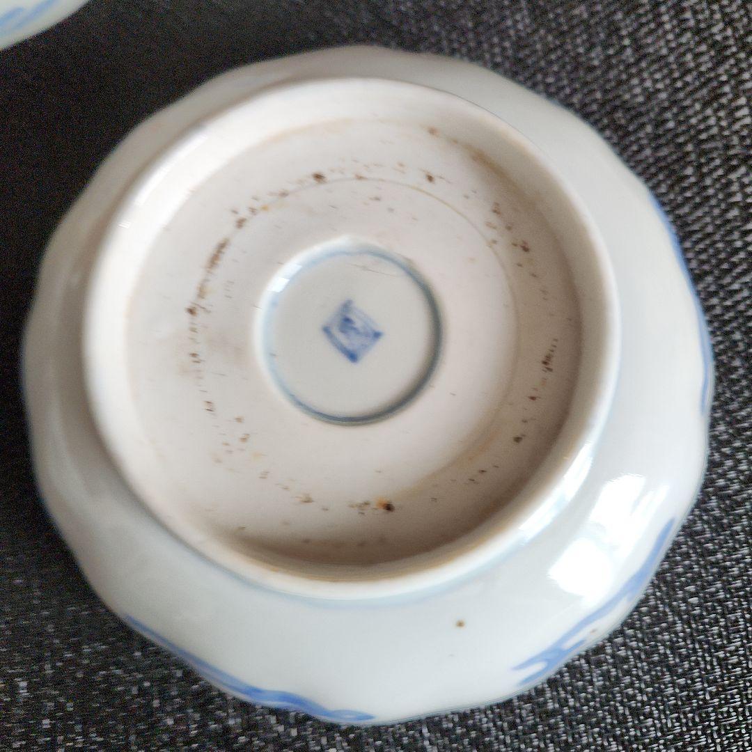 -73/y10　伊万里　色絵　兎　膾