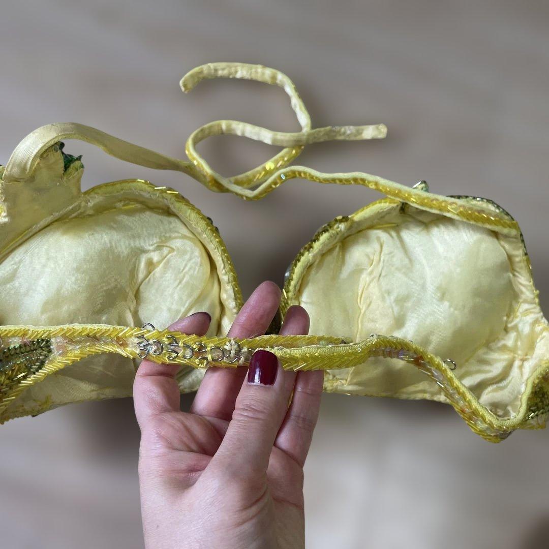 Bella ベリーダンス衣装　レモンイエロー