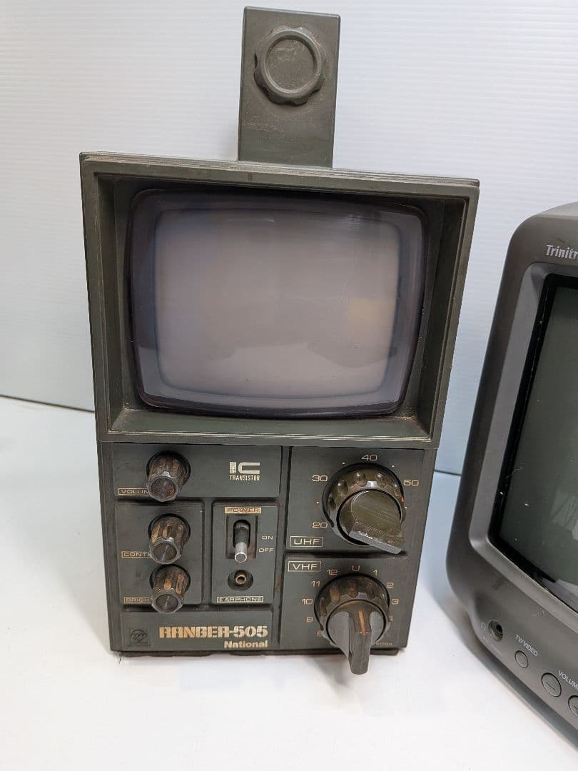 ​昭和レトロ テレビ2台セット SONY ナショナル ジャンク
