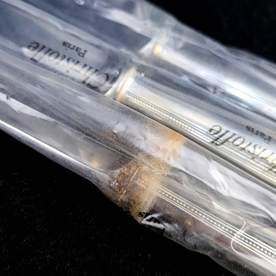 ＊未使用＊クリストフル　CHRISTOFLE　パール　テーブルナイフ　5本