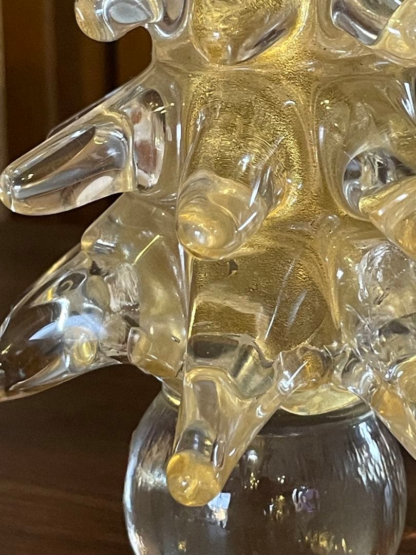 Murano ムラーノガラス　クリスマスツリー　イタリア製 希少ベネチアンガラス