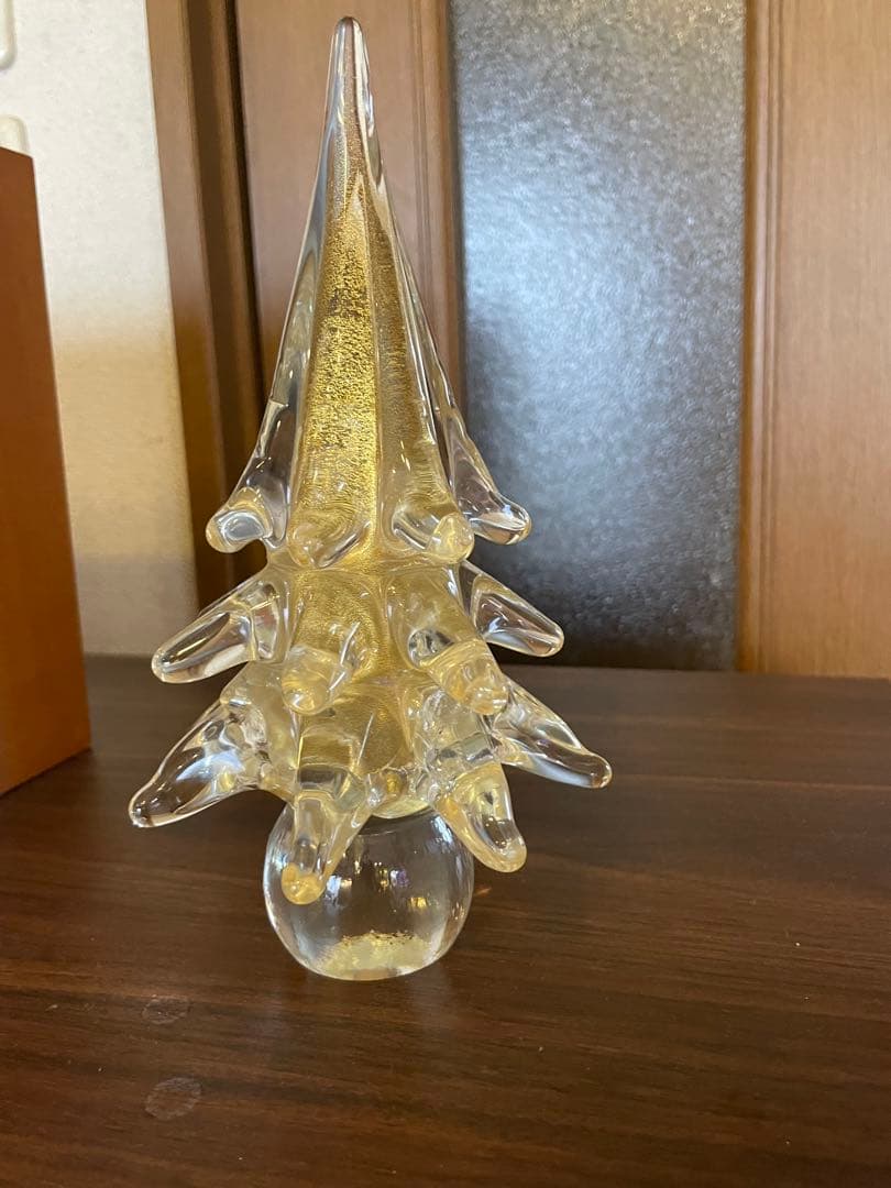 Murano ムラーノガラス　クリスマスツリー　イタリア製 希少ベネチアンガラス