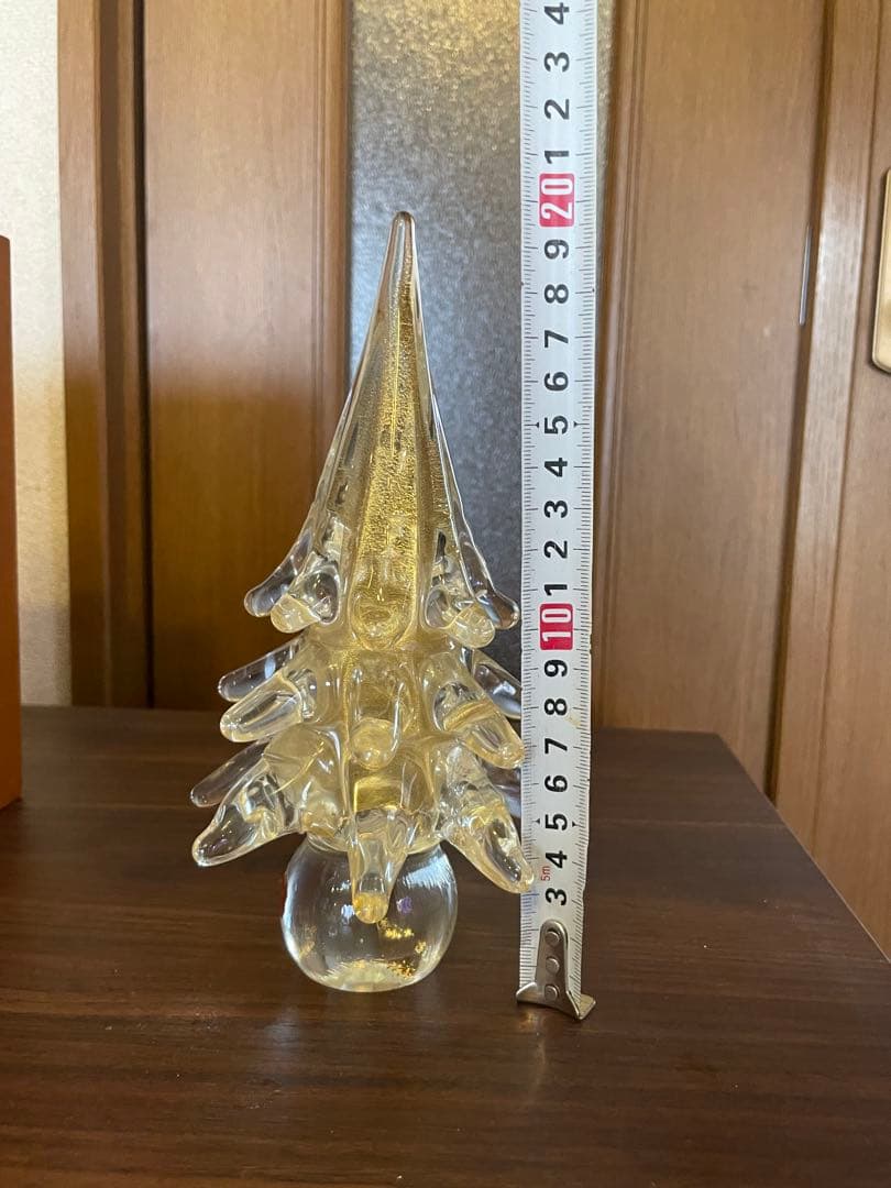 Murano ムラーノガラス　クリスマスツリー　イタリア製 希少ベネチアンガラス