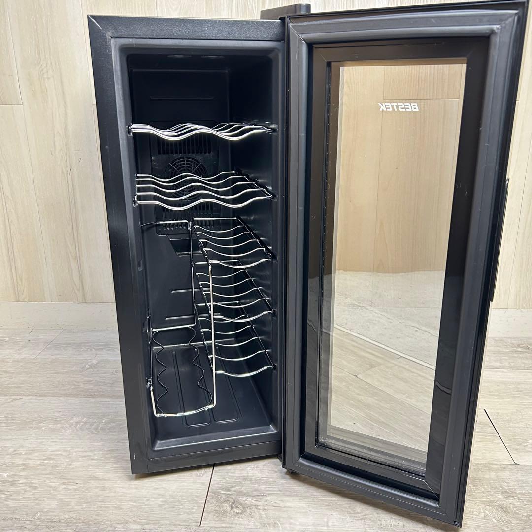 【送料無料】BESTEK 35L ワインセラー 12本収納可能