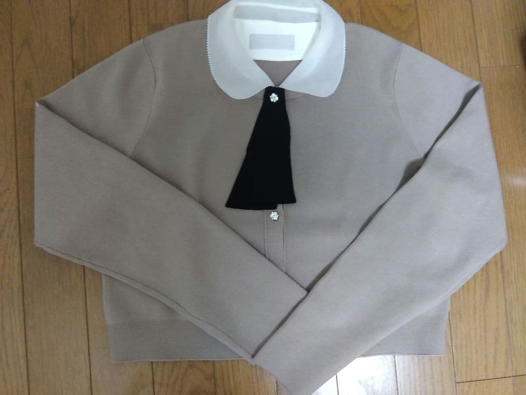 セルフォードデタッチャブル総針カーディガン36