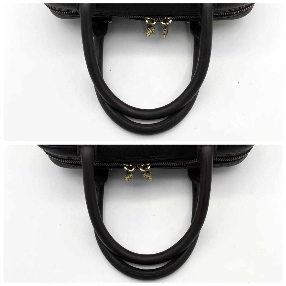 ルイヴィトン　ダミエ　エべヌ　ハンドバッグ　ブレラ　エベヌ ブラウン